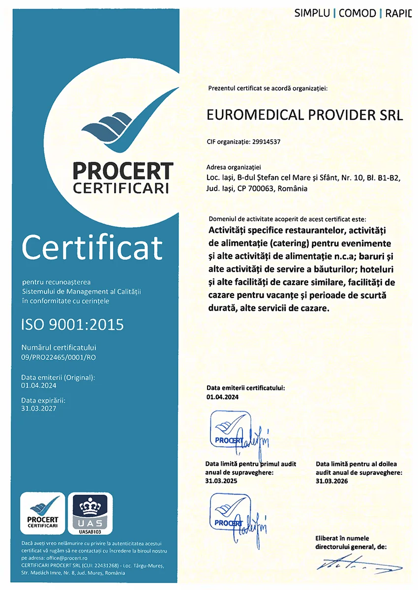 Euromedical Provider certificat
